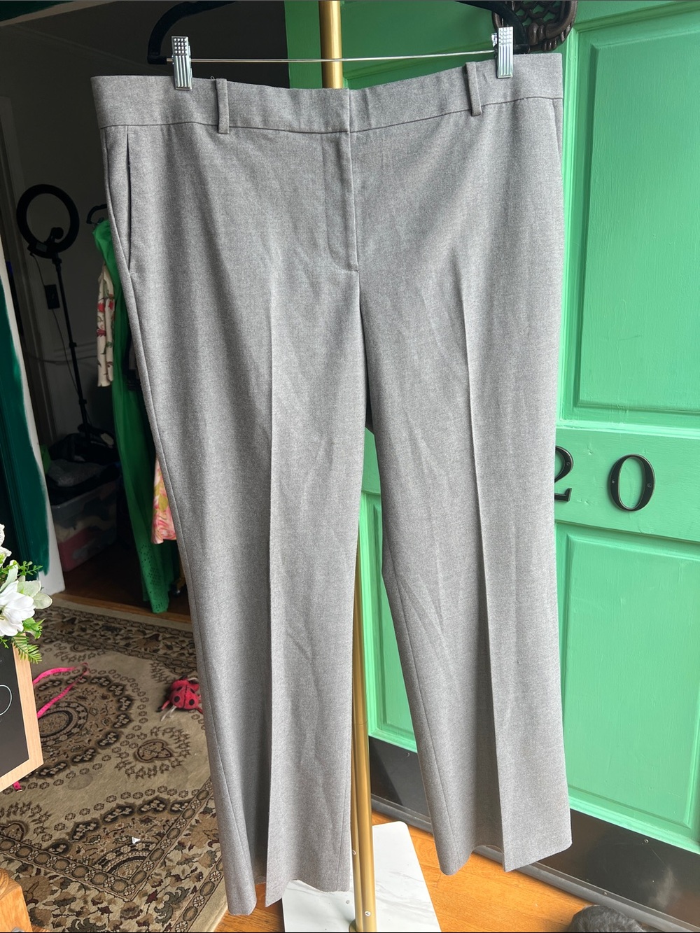 Ann Taylor Devin grey trousers 💕Size 18